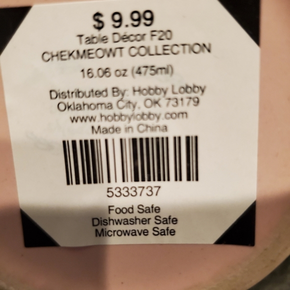 Pink mug - Picture 4 of 4